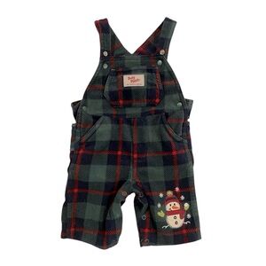 OshKosh B'gosh Plaid Snowman One Piece